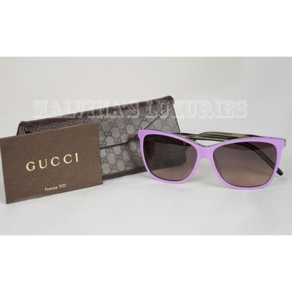 GUCCI SUNGLASSES GG 3640/S 0WX3X LILAC ACETATE INTERLOCKING G LOGO TEMPLES main image 5